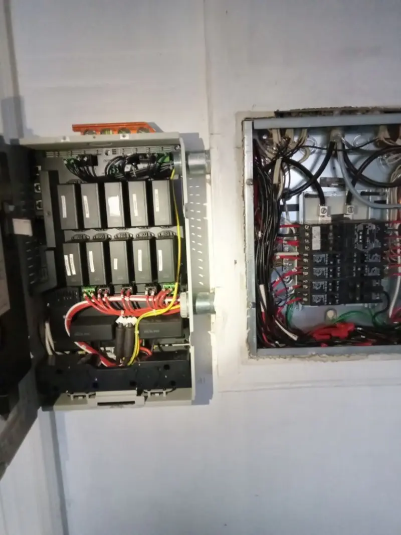 Electrical panel upgrade completed for Ring Doorbell Installation in Luverne